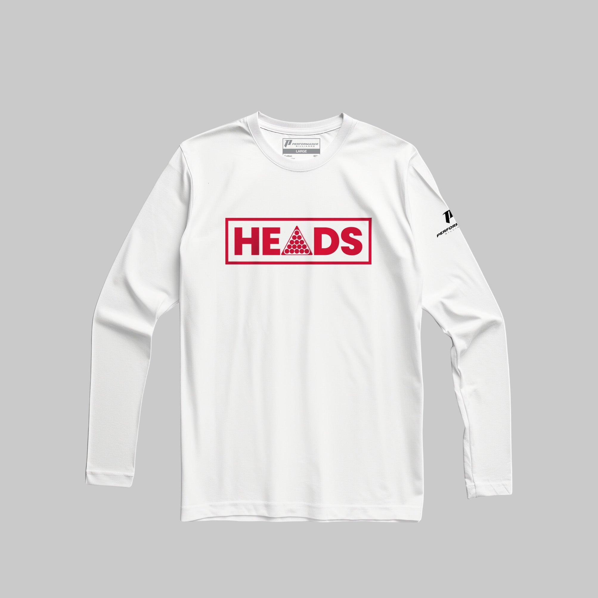 Performance Billiards - "Heads" Long-Sleeve