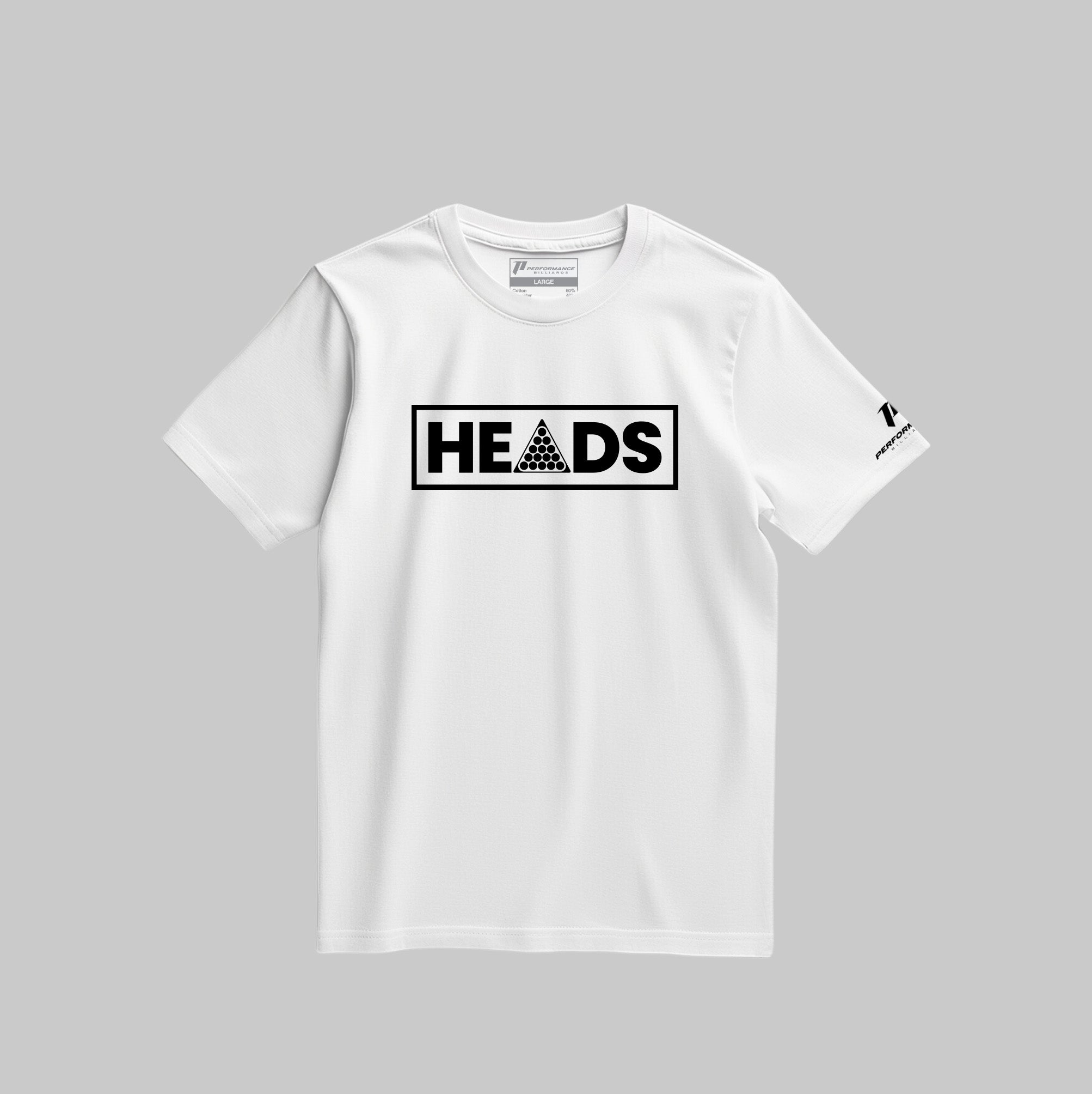 Performance Billiards - "Heads" Tee
