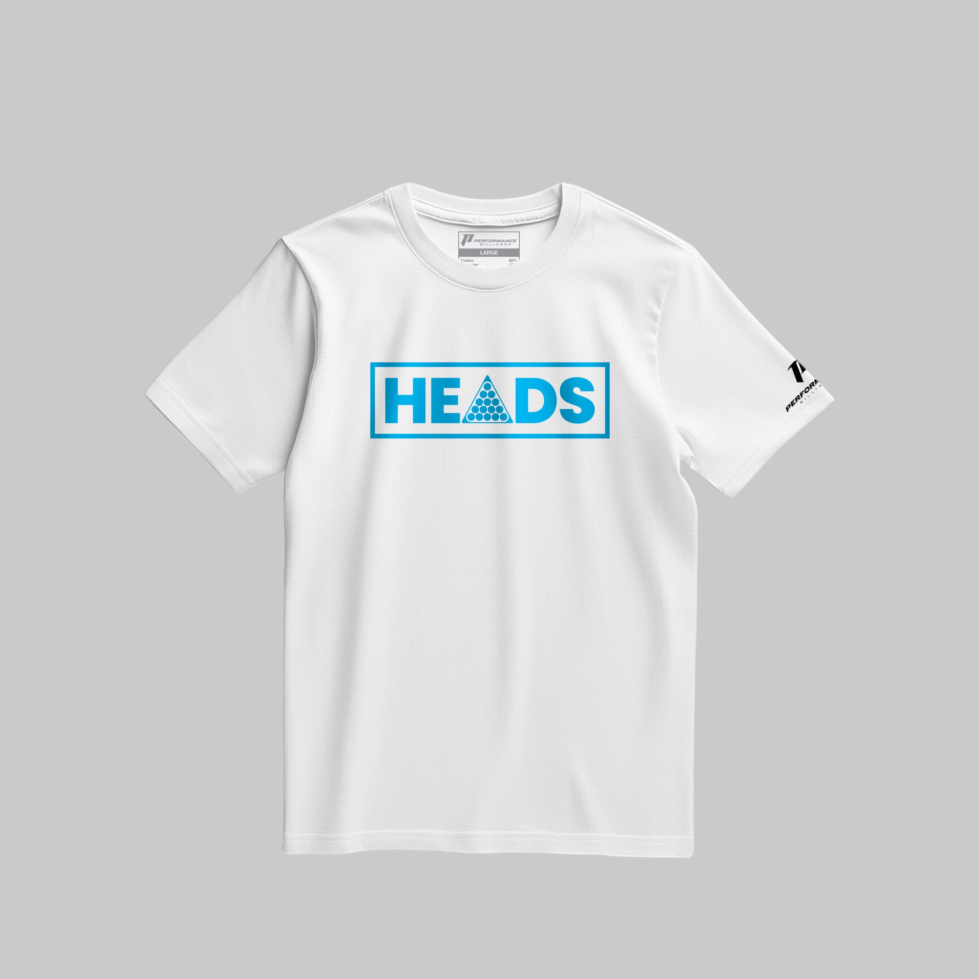 Performance Billiards - "Heads" Tee